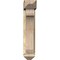Ekena Millwork Legacy Arts and Crafts Rough Sawn Bracket w/ Offset Brace, Douglas Fir, 6"W x 18"D x 30"H BKT0604X18X30LEC03RDF - alternate 3